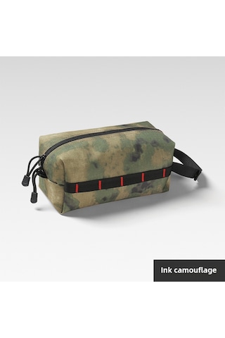 Mufunye Dışarıda Kullanım İçin Çok Amaçlı Kağıt Çekme Çantası - Taşınabilir Edc Aletleri, İlk Yardım Malzemeleri Ve Tuvalet Kağıdı Saklama Kutusu Su Boya Kamufla Haki