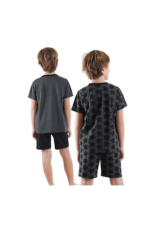 Yıldızlı Dino Erkek Çocuk 2'li Pijama Takım