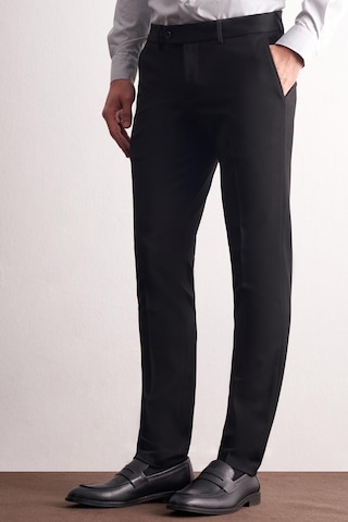 İmza Siyah Yan Cep Açık Paça Esnek Slim Fit Classic Casual Pantolon 1003255153 Siyah