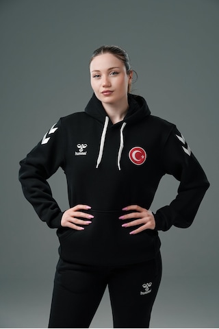 Hummel Armin Milli Takım Pamuklu Hoodie Siyah