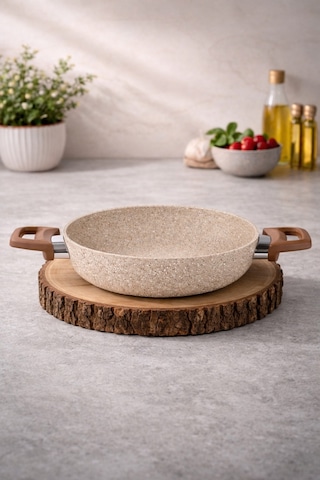 Diez 18 Cm Granit Ezme Sahan Cappucıno Yanmaz Yapışmaz