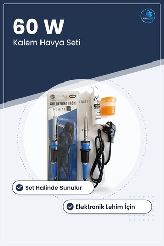 Kalem Havya 60 W Set Elektronik Lehim Tamir Onarım Hırdavat Aracı