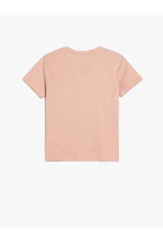 Koton Basic Pamuklu Pembe Erkek Çocuk T-shirt 5skb10020tk Pembe