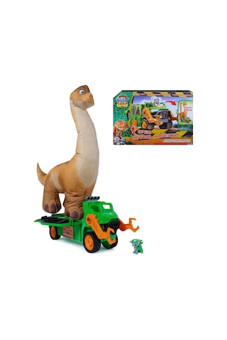 Paw Patrol Dino Filmi Şişme Dinozor Oyuncağı Ve Rocky Aksiyon Fig