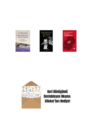 Boğaziçi Nin Gizli Tarihi + Fikrimizin Rehberi Ciltli + Siyasal Cinayetler + Okuma Sticker'ları