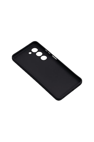 Oppo A5 Kılıf Lüx Kamera Koruma Çıkıntılı Soft Silikon Siyah
