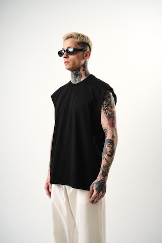 Respire Erkek Basic Tank Top Atlet Siyah