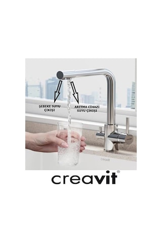 Creavit DW8700 Su Arıtma Çıkışlı Mutfak Eviye Batarya Armatürü