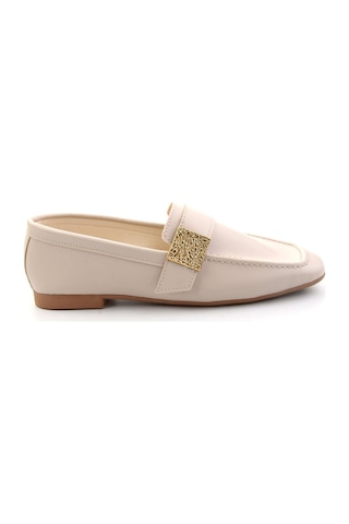 Bej Kadın Loafer Ayakkabı K01879251409