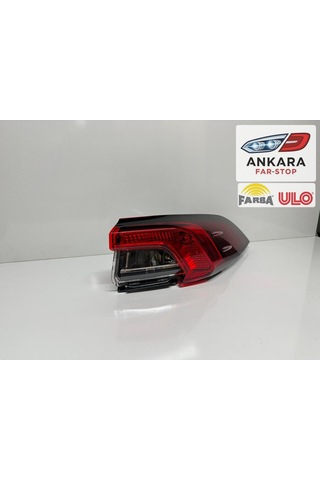 Toyota Corolla 2019 - 2025 Sedan Stop Lambası Sağ Dış  Farba - Ulo - Ledsiz Tip -