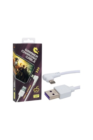 USB 3.1 AMPER ÖRGÜLÜ Apple Uyumlu iPhone GAMİNG OYUNCU KABLOSU