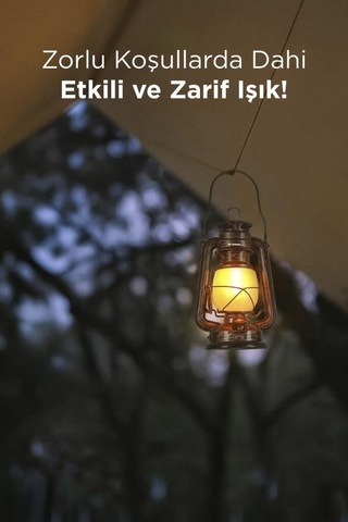 Özel Seri Nostalji Sever Fener Model Nostaljik Aydınlatma Retro Şarjlı Led Gece Lambası Lw41 Koyu Ahşap