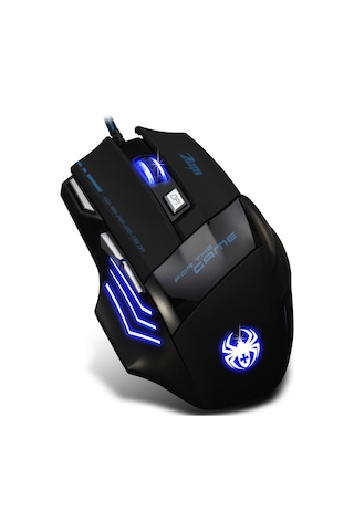Mufunye Zelotes T-80 Profesyonel Oyuncu Faresi - 7200 Dpı, 7 Tuşlu, Rgb Aydınlatmalı, Usb Kablolu T-80