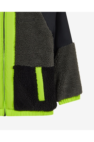 Skechers B Outdoor Fleece Full Zip Sherpa Büyük Erkek Çocuk Siyah Mont Sk2620141-1602