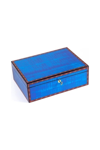 Madrona Humidor / Puro Saklama Kutusu - Mavi
