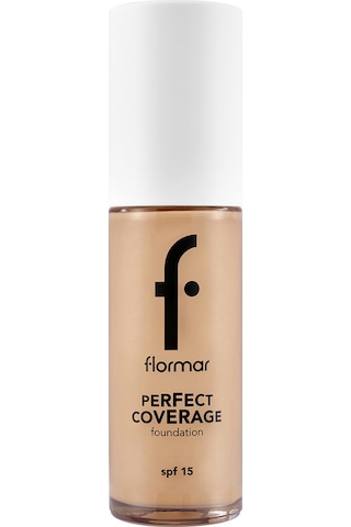 Flormar Perfect Coverage Yoğun Kapatıcı Su Bazlı Fondöten (Sıcak Alt Ton) -113 Medium Beige -8682536058308