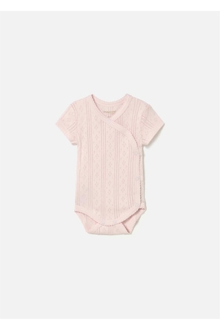 Kız Bebek Kısa Kollu Zıbın Pembe 1701 Pembe