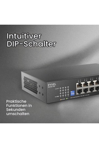 Zyxel Ağ Anahtarı 16 Bağlantı Noktası Yönetilmeyen Gigabit Gs1100-16s