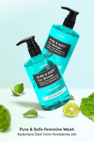 Kadınlara Özel İntim Temizleme Jeli Kundal Feminine Cleanser 300ml Bergamot