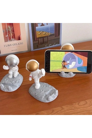 Buffer Mini Astronot Model Telefon Ve Tablet Tutucu Standı -m11