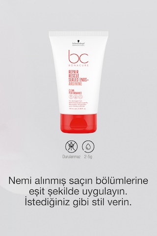 Schwarzkopf Bc Clean Acil Kurtarma Kırık Uç Önleyici Serum 100 ML
