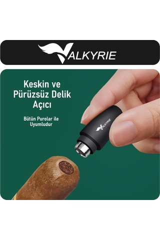 3'lü Puro Makası Seti Çift Bıçak, V-kesici Ve Punch Kesici