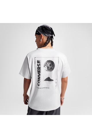 Converse Classic Erkek Grafik Baskılı T-shirt10027367 Gri