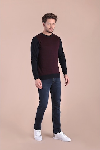 Ferraro Bisiklet Yaka Superfine Yün Kazak - Lacivert Lacivert (490433409) Lacivert