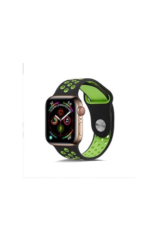 Apple Watch Uyumlu Ultra 49mm Kordon Krd-02 Silikon Strap Kayış - Haki
