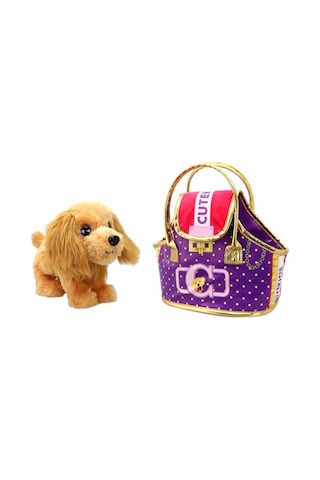 Cutekins Taşıma Çantalı Peluş Köpek - S00050585