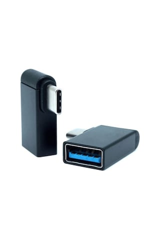 Type C 3.1 To Usb 3.0 Şarj 90 Dirsek Köşe Çevirici 4658P Adaptör