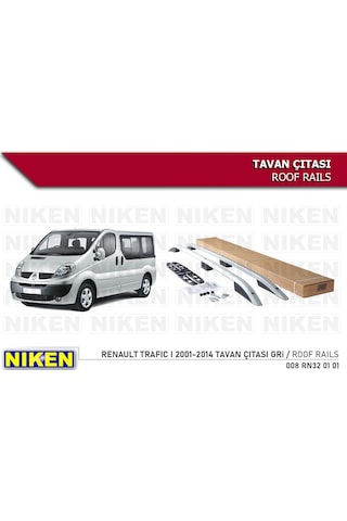 Renault Trafic 1 Tavan Çıtası Port Bagaj Taşıyıcı Gri Uzun Şase 2