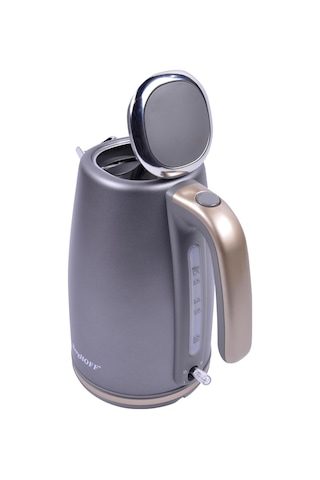 Berghoff Gem Pearl 1.7 Litre Gri Gold Modern Su Isıtıcı