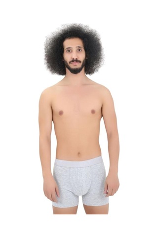 Cnt Erkek Pamuklu Boxer 5'li Paket Gri Gri