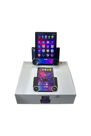 For-x Dual Knob 2k Tesla Ekran Tüm 9 Ve 10 İnç Çerçevelere Uyumlu Profesyonel Multimedia 9"