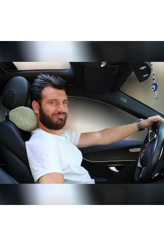 Beddo™ Bambu Serisi | Ortopedik | Araç Boyun Yastığı