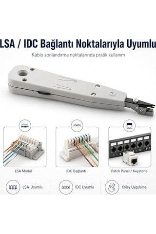 Px-4131a Kep Kep Telefon Krone Pense, Lsa Idc Kablo Çakma Aparatı, Telefon Ve Network Kablo Bağlantı Pensesi, Patch