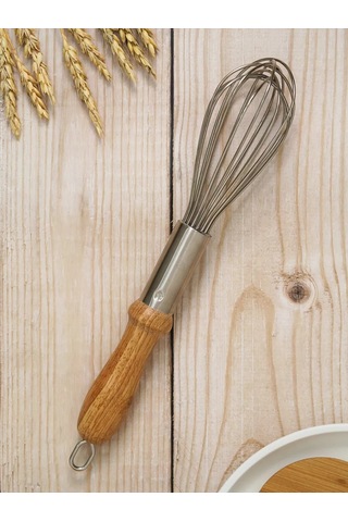 Topichome Ahşap Saplı 32 Cm Güçlendirilmiş Çırpıcı 193051969 Gümüş