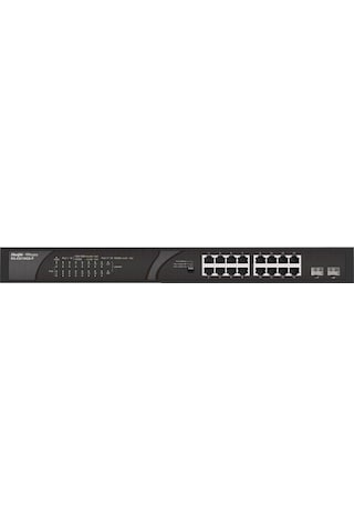 Rg-es118gs-p 16 Port Poe+ 10-100-1000 Mbps 2 Port Sfp 247w Switch Hub