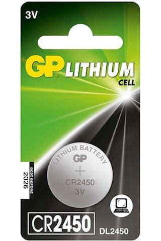 GP CR2450 3V Lityum Düğme Pil