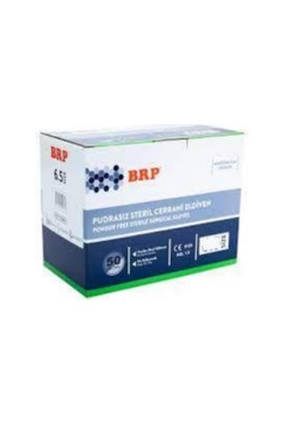 Brp Cerrahi Steril Eldiven Pudrasız No:7 - 50 Adet