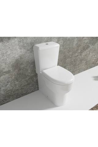 İtalyan İsvea Absolute Duvara Sıfır Kompakt Klozet Set Kanalsız