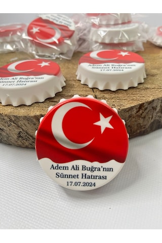 Mr. Home Yuvarlak Açacak Magnet-uv Baskılı Açacak Magnet-sünnet Hediyelik