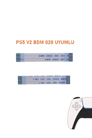 Ps5 V2 Bdm 020 Kollar İle Uyumlu L R L2 R2 Tetik Flex Kablo
