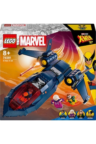 LEGO® Marvel X-Men X-Jet 76281-8+ Yaratıcı Oyuncak Yapım Seti - 359 Parça