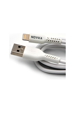 Novka NVK04 Lightning Uyumlu 3.4 A Usb Şarj Kablosu