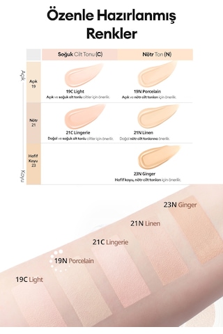 Mat Bitişli Clıo Kill Cover Founwear Cushion The Original + Refill 19n Porcelain Spf50+ Pa+++ 24842981