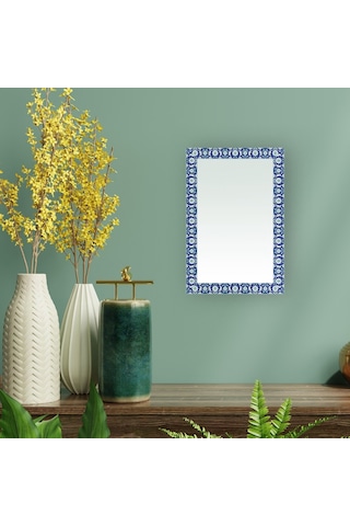 Hatayi Dekoratif Ayna Mavi