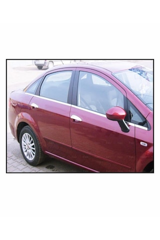 Fiat Linea Krom Cam Çıtası 8 Parça P.çelik 2007 Ve Sonrası