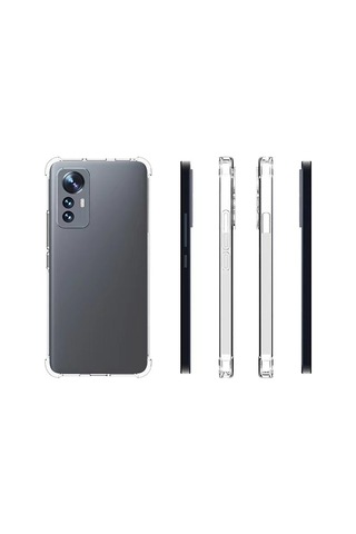 Zore Mi 12 Lite Kılıf Msra Nitro Anti Shock Silikon - Renksiz Renksiz